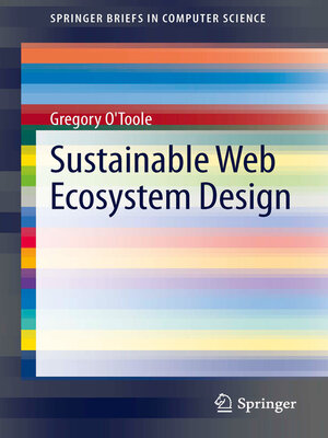 cover image of Sustainable Web Ecosystem Design